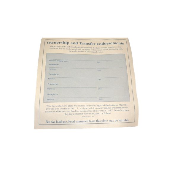 Bradford exchange Thomas Kinkade Sunrise collectors plate limited year 2000 - Picture 6 of 6